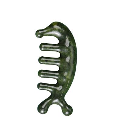 Frcolor 5-Pack Jade Massage Combs - Reliable 3D Massage Tools for Relaxation | Premium Jade Craft - Buy Online on GoSupps.com