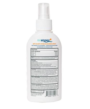 NoStingz 40SPF Anti-Jellyfish Sunscreen Spray - 4 Fl oz | Biodegradable Protection - Buy Online on GoSupps.com