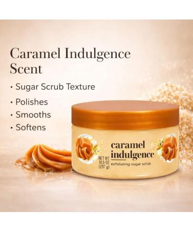 Exfoliating Sugar Scrub for Body Caramel Indulgence Scent Skin Polishing Body Scrub for Smooth Soft Feel Spa-Inspired Bath & Shower Exfoliator 10.5 oz - Buy Online on GoSupps.com