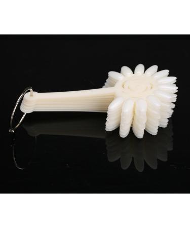 Yueton 240 Tips Nail Art Design Practice Sticks Set - White & Transparent - Buy Online on GoSupps.com