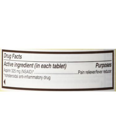 Bayer Aspirin 325mg- 500 Tablets, Pain & Fever Relief (NSAID) - Buy Online on GoSupps.com