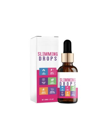 rabuu Body Sculpting Drops Fat Burning & Skin Firming Supplement Boost Energy & Muscle Relaxation Easy to Use Liquid Formula