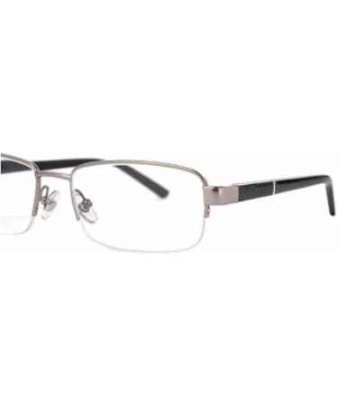 Buy Foster Grant Lyden Semi-Rimless Rectangular Reading Glasses 3-Pack - Satin Gunmetal Matte Black & Satin Dark - 2.00 Magnification | International Shipping Available - Buy Online on GoSupps.com