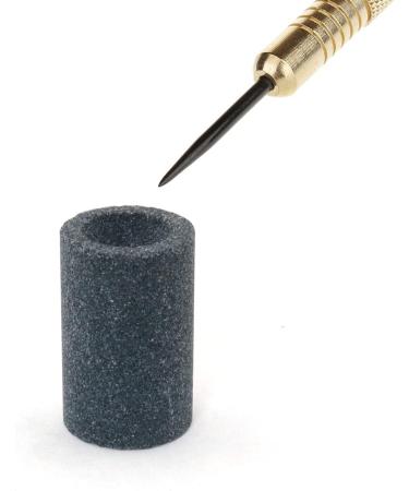 Dart Sharpener Set - 2pcs 16x25mm Round Sand Stone for Steel Tip Darts - Buy Online on GoSupps.com