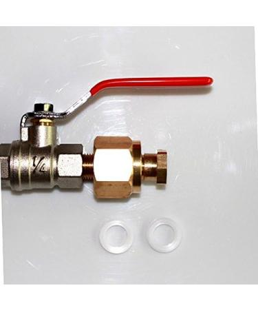 Outdoor Guy Deluxe Dual Valve CO2 Fill Station - Stainless Steel with Spring Ring Hose - Buy Online on GoSupps.com