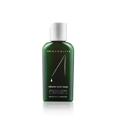 DR. ALKAITIS Organic Body Wash - Gentle pH-Balanced Cleanser with Aloe Herbs & Sea Botanicals - Sulfate-Free Formula (60 ml / 2 fl oz)