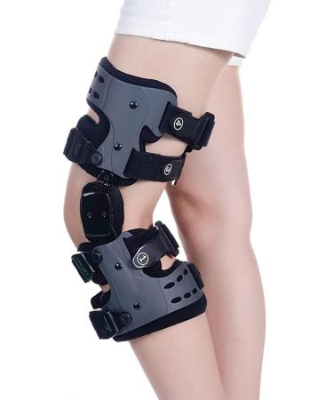 Adjustable Hinged Knee Sleeve for Osteoarthritis Relief | Stabilize & Recover from Joint Pain | Medial & Lateral Support - Buy Online on GoSupps.com