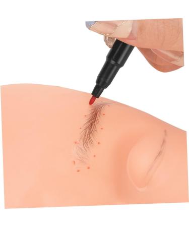 Healeved 20 Pcs Microblading Eyebrow Pen Eyebrow Pencils Tool Plastic Red - Buy Online on GoSupps.com