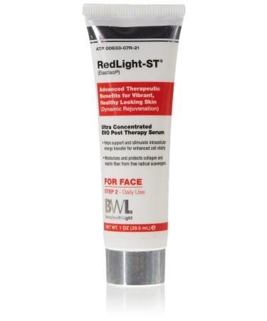 Red Light Therapy Face Serum RedLight-ST Ultra Concentrated Evo Post-Treatment Serum for Skin Repair & Rejuvenation | Anti-Aging Collagen Boost Hydration (Size: 1 ounce)