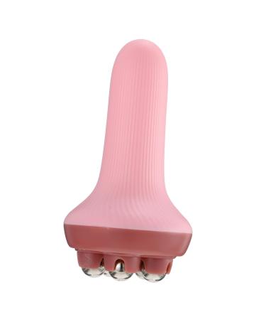 ABOOFAN Massage roller body care tool Massage device with back roll Massage device for hair growth Back Roller Percussion massager Manual Slim waist Paragraph 14.5x7.5cm pink pink
