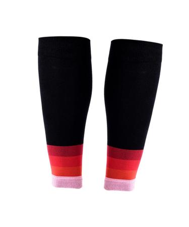 Yardwe Footless Compression Socks - Elastic Calf Support Sleeve for Men & Women - Breathable Shin Splint Relief & Sports Calf Brace - Red - Buy Online on GoSupps.com