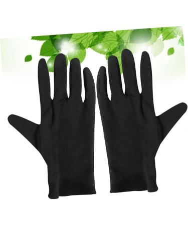 Ipetboom 12 Pairs Safety Warm Gloves Hospital Glove Examination Gloves Moisturizing Gloves Black Stretch Gloves Cotton Gloves Costume Honor Guard Gloves Moisture Wen Wan Work Coin - Buy Online on GoSupps.com