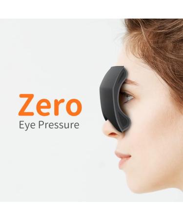 DREAMLIGHT 100% Light Blocking Sleep Mask for Women Men - 3D Contoured Cup, Soft & Breathable Blindfold for Travel, Yoga, Shift Work - Black - Buy Online on GoSupps.com
