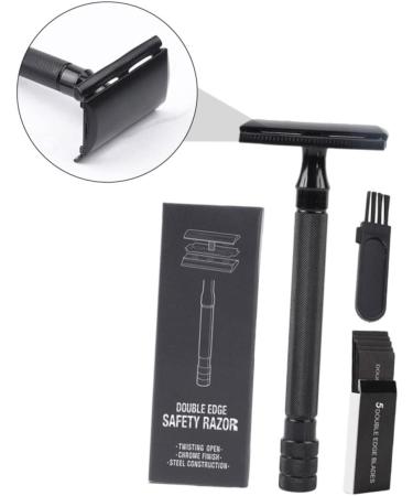 Frcolor Manual Double-Sided Razor - Classic Stainless Steel Traditional Shaving Tool for Men - Buy Online on GoSupps.com