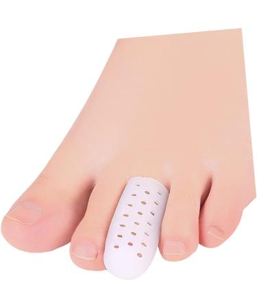 Healvian Silicone Gel Toe Sleeves for High Heel Protectors - 6 Pairs | Thumb & Ingrown Toe Sleeves with Hole | Toe Cushion & Caps | Reusable & Protective Cases | Assorted Color - 4.3x1.7cm - Buy Online on GoSupps.com