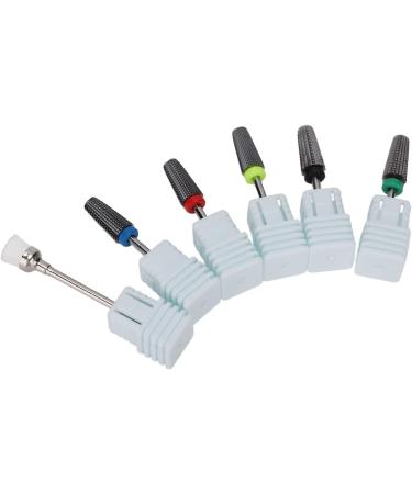 Nail Drill Bit Multifunctional Nail Drill Bit Set Nail Drill Bits Multifunctional Nail Drill Bits Tungsten Steel 5 in 1 Nail Polishing Grinding Head Manicure Tool (Stainless Stainless Steel Color - Buy Online on GoSupps.com