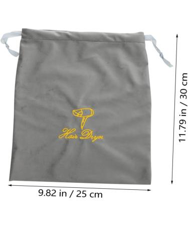 IWOWHERO Grey Travel Hair Dryer Hair Tools Travel Bag Hair Dryer Bag for Travel Fabric - Buy Online on GoSupps.com
