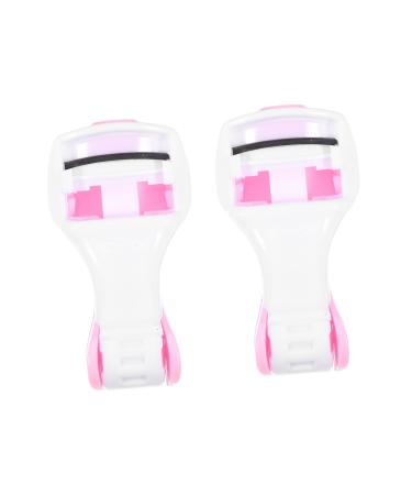 Housoutil 1 Push Type Eyelash Curler Makeup Lashes Curler Beauty Kit Mini Eyelash Curler Girl Woman Eyelash Curler Eyelashes Clip Eyelash Curling Kit Eyelash Kits Pink Travel Lip Gloss Major