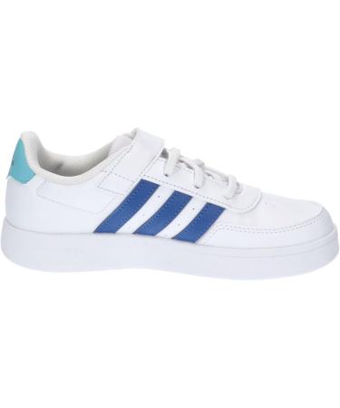 Buy adidas Unisex Kids Break Lifestyle Court Sneakers - Elastic Lace & Top Strap - EU 36 2/3 - Ftwr White/Team Royal Blue/Light Aqua - International Shipping Available - Buy Online on GoSupps.com