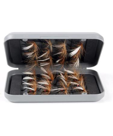 Ancllo Fly Fishing Set - 32 Pieces for Dry & Wet Flies Nymphs Perch Salmon & Trout - Boxed International Shipping - Buy Online on GoSupps.com
