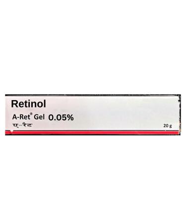 Retinol Gel 0.05 Vitamin A Repairs Fine Lines & Wrinkles Scar Treatment Age and Sun Spots Anti-Aging Formula 20 Grams (Retinol Gel 0.05)