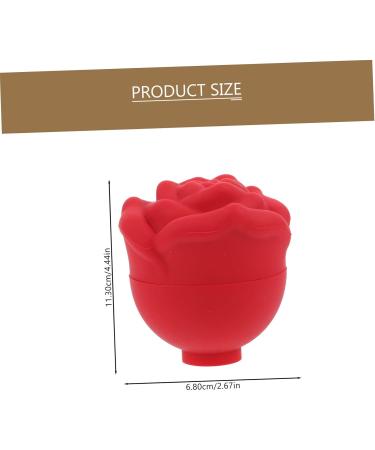 FRCOLOR 3pcs Rose Face Ice Tray - Silicone Ice Molds for Cooling Rollers & Facial Massager | Food Grade & Perfect for Cocktails - Buy Online on GoSupps.com