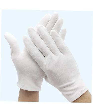 POPETPOP 12 Pair Cosmetic Moisturizing Industrial Kitchen Cleaning Spa Laboratory Hand White Medical Coin Work - Buy Online on GoSupps.com