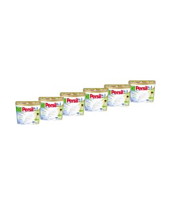 Persil sensitive 4in1 discs full detergent 96 WL (6 x 16 wash loads) detergent for allergy sufferers & babies with soothing aloe vera for sensitive skin effectively from 20 C to 95 C 400 g (6 Pack)