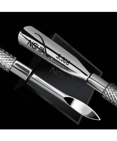 Stainless Steel Nail & Cuticle Care: Precision Toolsfor At-Home Manicures & Pedicures-Expert Silver - Buy Online on GoSupps.com