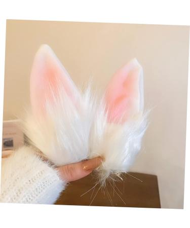 minkissy 1 Pair Easter Rabbit Headwear Bunny Ears Barrettes Easter Hair Accessories New Year Animal Barrettes Rabbit Ear Bobby Pin Hair Accessories for Women Fabric Clip Cats and Dogs Child - Buy Online on GoSupps.com