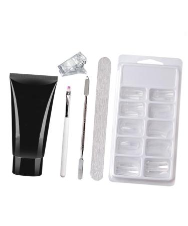 Housoutil 1set Set Nail Extension Glue Set Manicure Extended Glue Nail Art Brush Nail Art Extension Kit Nail Enhancement Trial Kit Nail Gel Nail Extension Kit Nail Polish Plastic Lengthen