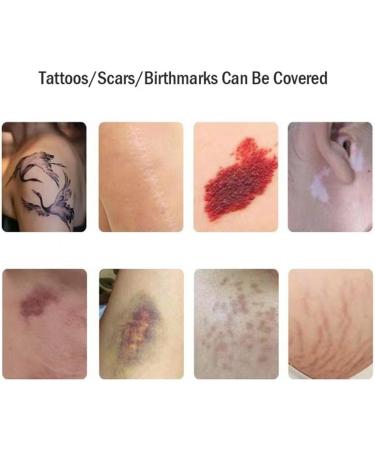 Ruban De Dissimulation De Tatouage 6 Pi ces Patch Anti-cernes Invisible Tatouages de Peau Cicatrices Correcteur Patch Invisible Imperm able pour Peau Style 2 - Buy Online on GoSupps.com