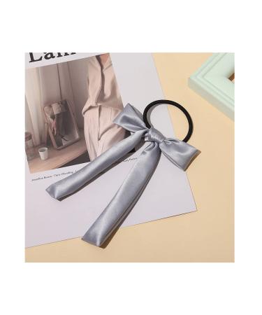 Silk Bow Hair Ties - 10pcs Satin Scrunchies for Women & Girls - Buy Online on GoSupps.com