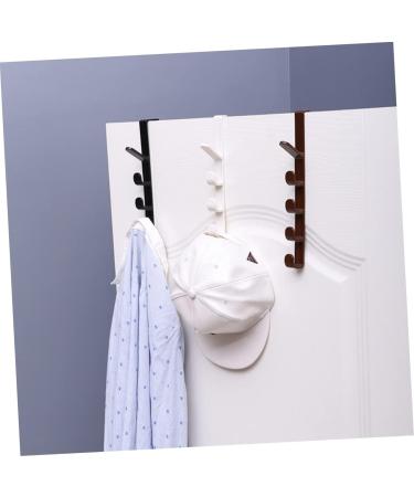 Healeved 3pcs 5 Hooks Door Coat Hangerwhitel Towel Rack Plastic The Hat Holders Hanging Portable Over medium White - Buy Online on GoSupps.com