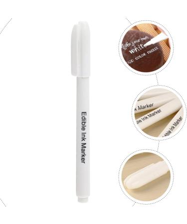UPKOCH Fondant Assist Tool Baking Pigment Pen Painting Chocolate Pens Gummy Pencils Paintbrush Cookies Cake Marker Pen Gumdrops Crackers Baking Pen Plastic White Baking Supplies Pen - Buy Online on GoSupps.com