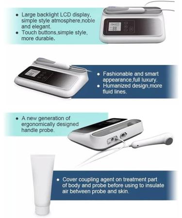 Professional Physiotherapy Device CS01 - Micromassage for Muscle & Joint Pain Relief with 5 Intensity Levels - Buy Online on GoSupps.com