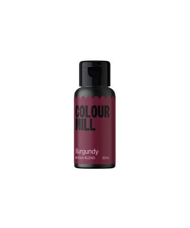 Burgundy - Aqua Based Colouring 20ml - Colour Mill