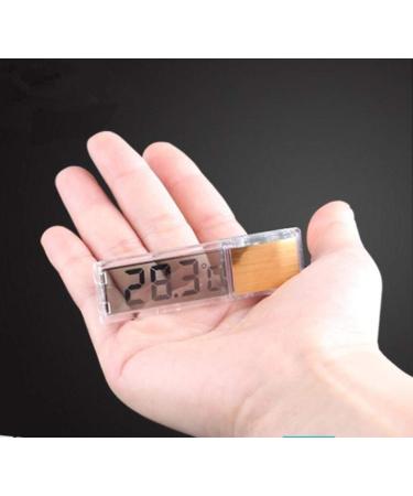 LCD Digital Fish Tank Aquarium Thermometer Stick-on Tank Temperature Sensor Ensures Accurate Reading for Aquarium Terrarium Amphibians and Reptiles Silver - Buy Online on GoSupps.com