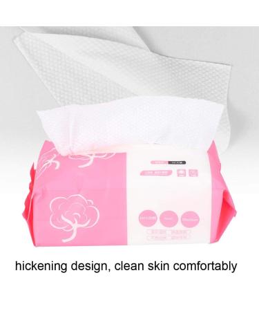 Facial Cleansing Cloths - 100pcs Disposable Makeup Cotton Pads for Women & Girls | Soft Face Wash Towels - Buy Online on GoSupps.com