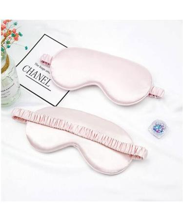 Luxury Silk Sleep Eye Mask for Women - Soft Eyeshade with Elastic Strap - Silver, 1 Count - Buy Online on GoSupps.com