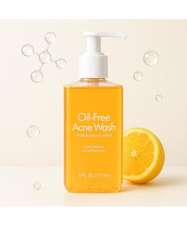 Oil-Free Facial Gel for Daily Use Gentle Foaming Face Cleanser with Smooth Gel Texture Rinse-Off Formula for Fresh Skin Feel 6 fl oz Tube - Buy Online on GoSupps.com