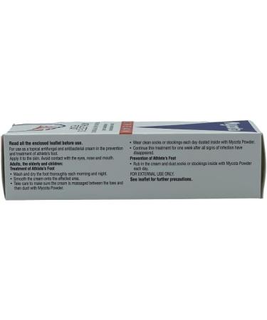 Athletes Foot Treatment Bundle: Mycota Cream (25g) & Anti Fungal Foot Powder (75g) - Buy Online on GoSupps.com