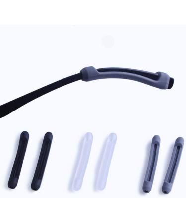 Faruta 20 Pair Silicone Glasses Ironing Sleeves | Anti-Slip Ear Grip Hook for Sunglasses & Reading Glasses - Gray - Buy Online on GoSupps.com