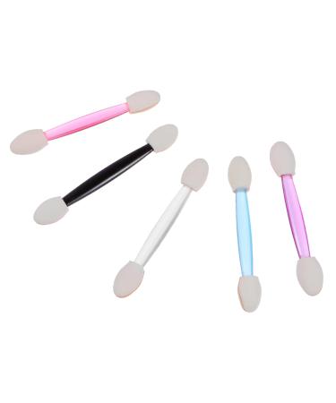 FRCOLOR 5 boxes Sponge Makeup Brush Dual Shadow Sided Eye Double-ended Eyeshadow Cosmetic Tool Double-end