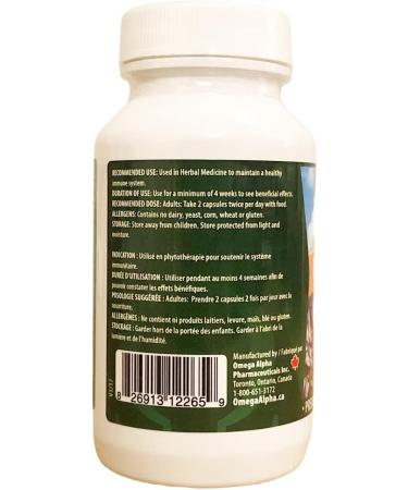 Omega Alpha IMMUNOL Aloe Vera Extract for Immune System Care 60 Capsules - Buy Online on GoSupps.com