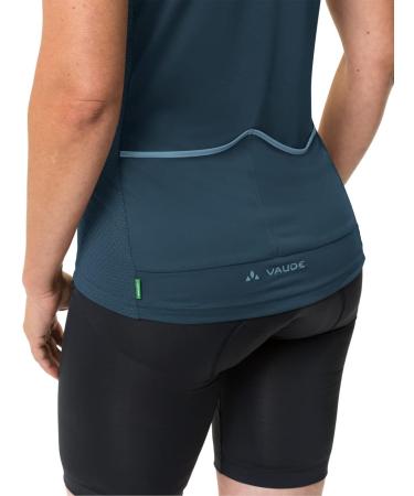 VAUDE Women's Posta Fz Tricot SL T-Shirt 42 - Dark Sea Uni | Premium Eco-Friendly Apparel for International Shipping - Buy Online on GoSupps.com