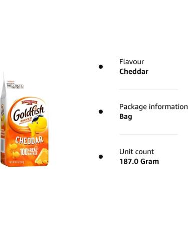 Pepperidge Farm Goldfish Baked Cheddar Snack Crackers - 187g - Buy Online on GoSupps.com