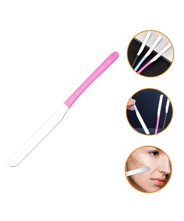 FOMIYES Pink Makeup Stirring Spatula - Stainless Steel Mask Mixer & Cream Scraper for Beauty & Skincare - Buy Online on GoSupps.com