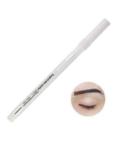 Microblading White Marker Pen Set with Ruler - 2PCS | Permanent Makeup Eyebrow Positioning Tools - Buy Online on GoSupps.com