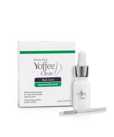 Yoffee Clear Nail Care - Anti Fungal Nail Treatment for Finger and Toenails - 10 ml - Antibacterial and Antiseptic - Fungal with Organic Argan Oil and Tea Tree Oil - Concentrated Formula/Made in Spain Argan Oil 10 ml (Pack of 1)